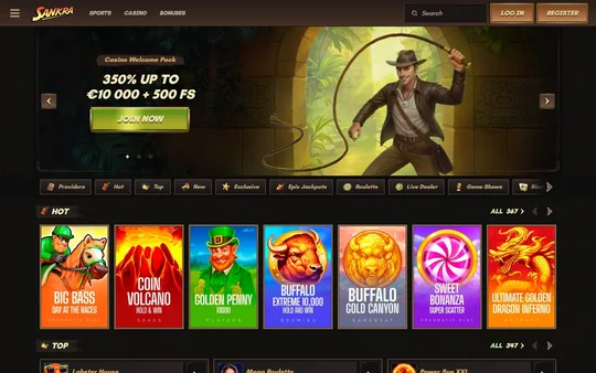 Krypto casino bonus: Sankra frister med 350 prosent velkomstpakke, den største i oversikten